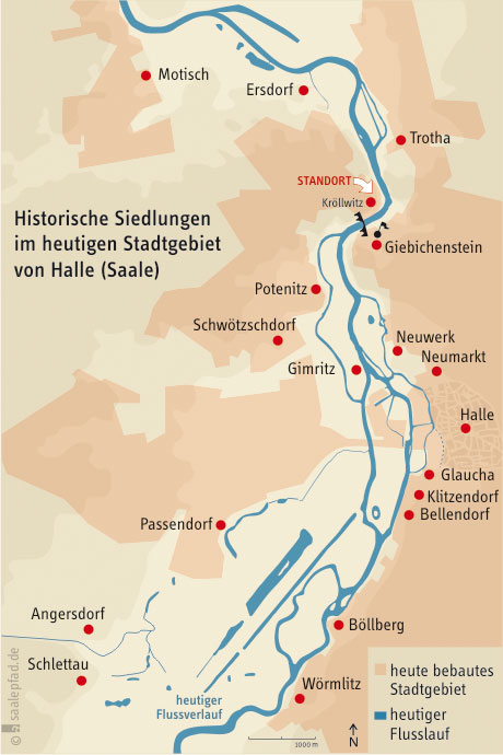 historische Siedlungen in Halle